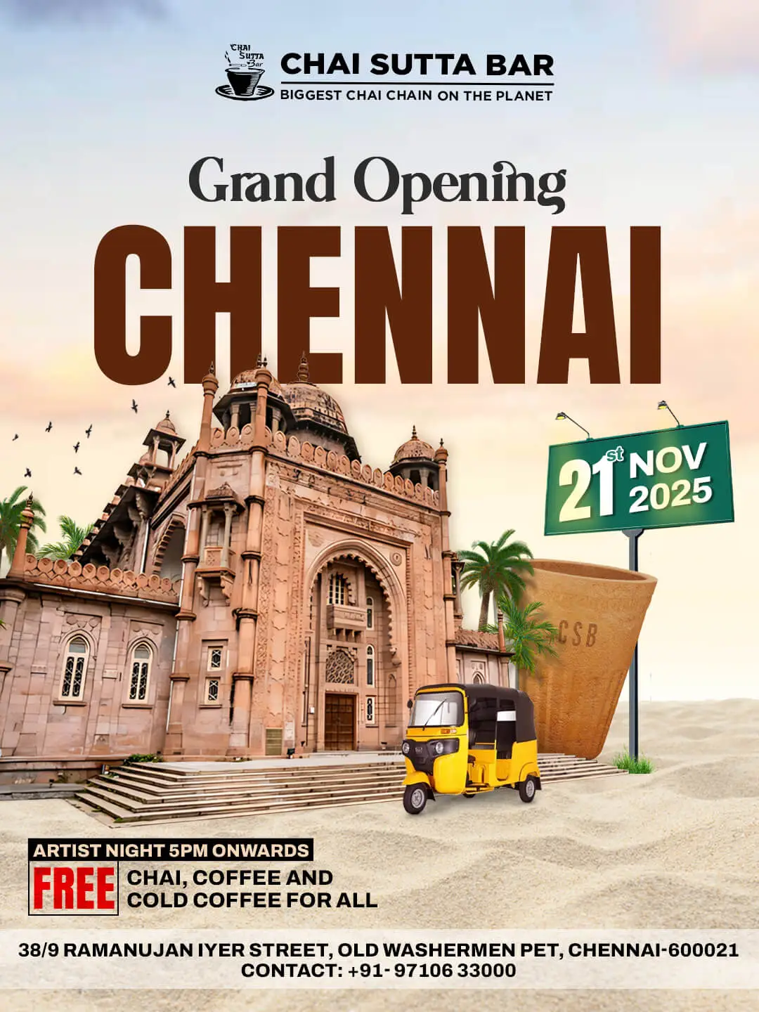 Chennai Grand Opening Poster (1)