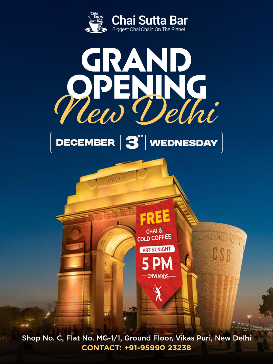 New Delhi Grand Opening Poster 1
