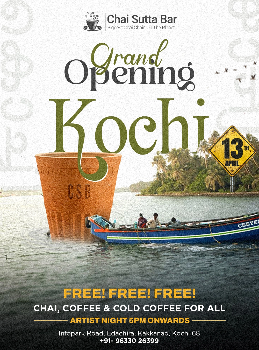 Kochi Grand opening poster 1