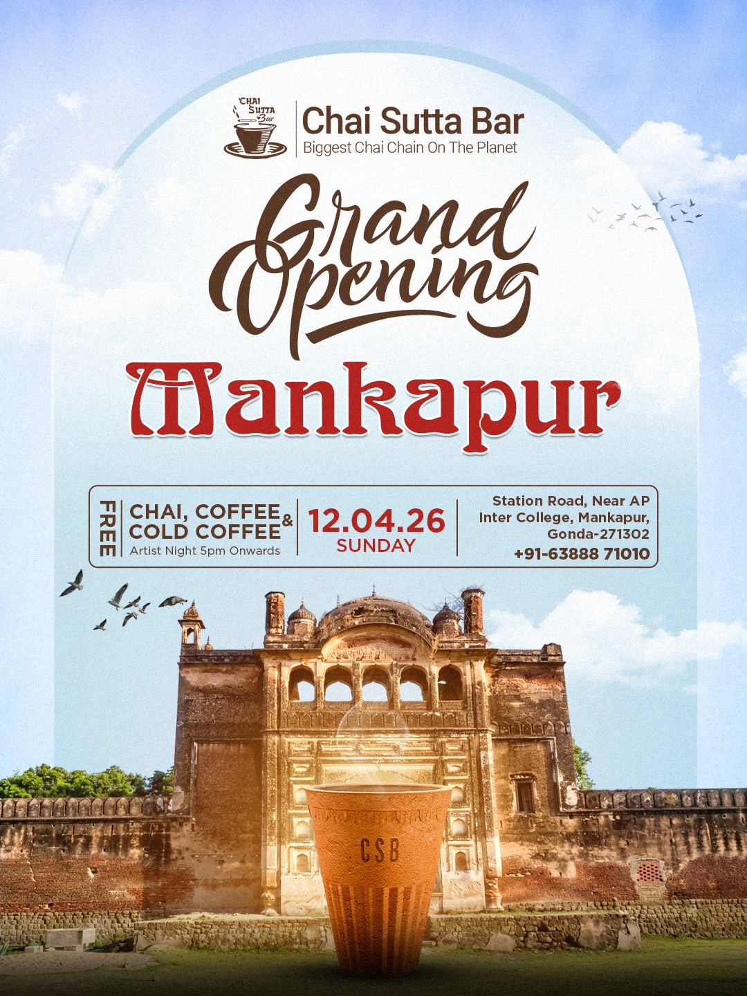 Mankapur Grand Opening Poster 1