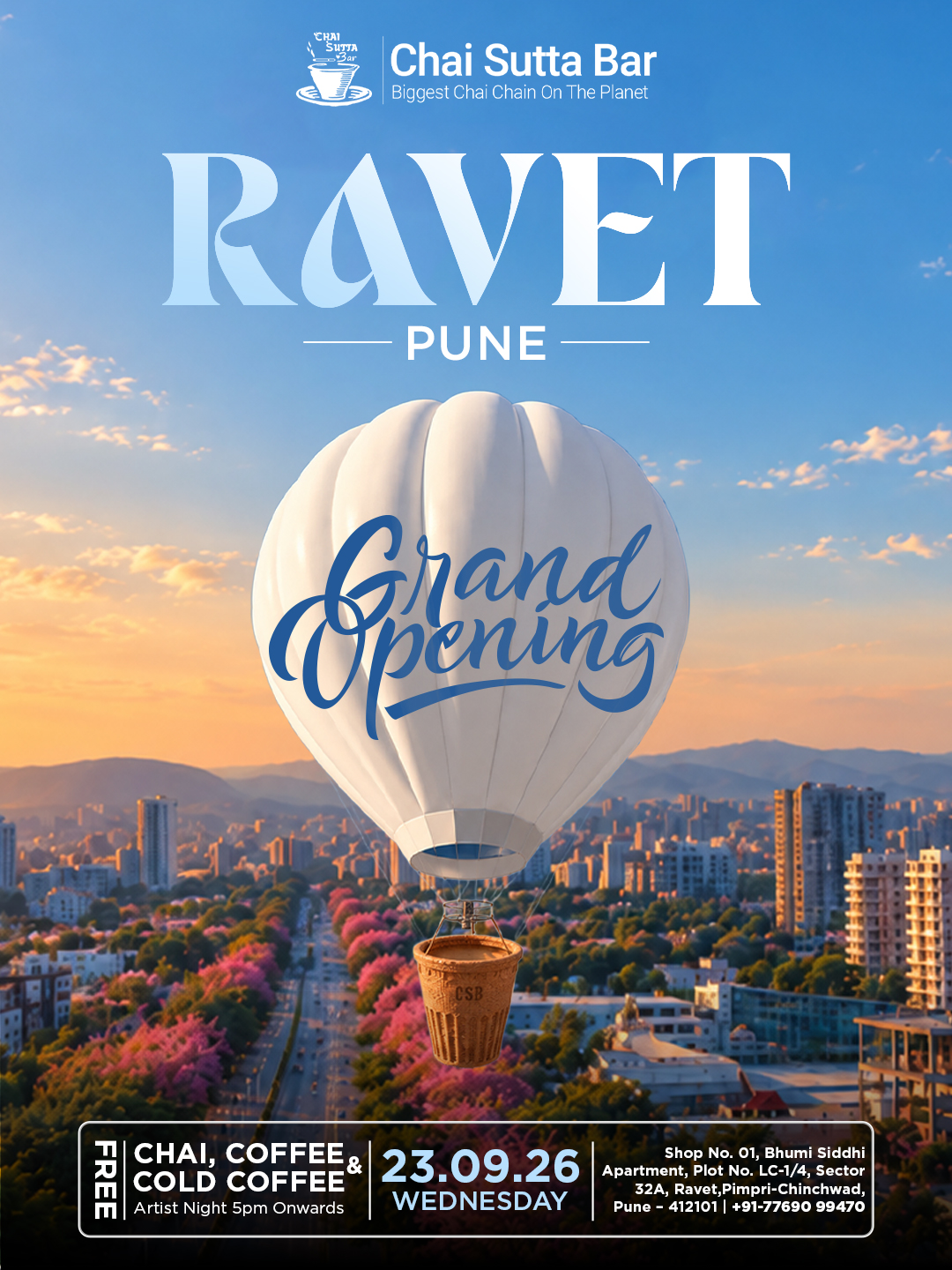 Ravet Pune Grand Opening Poster 1